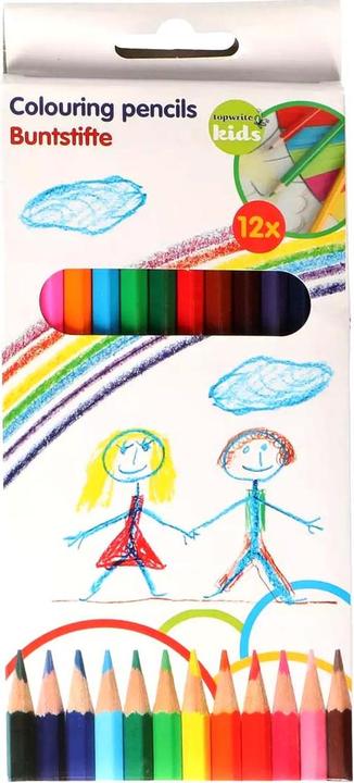 Produktbild Topwrite Kids Crayons, 12st. (Bunt, 12 x)