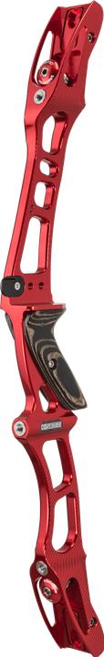 Actual product image Kinetic Forged Valenz with Wooden Grip 25" RH Engraved Anodised Red
