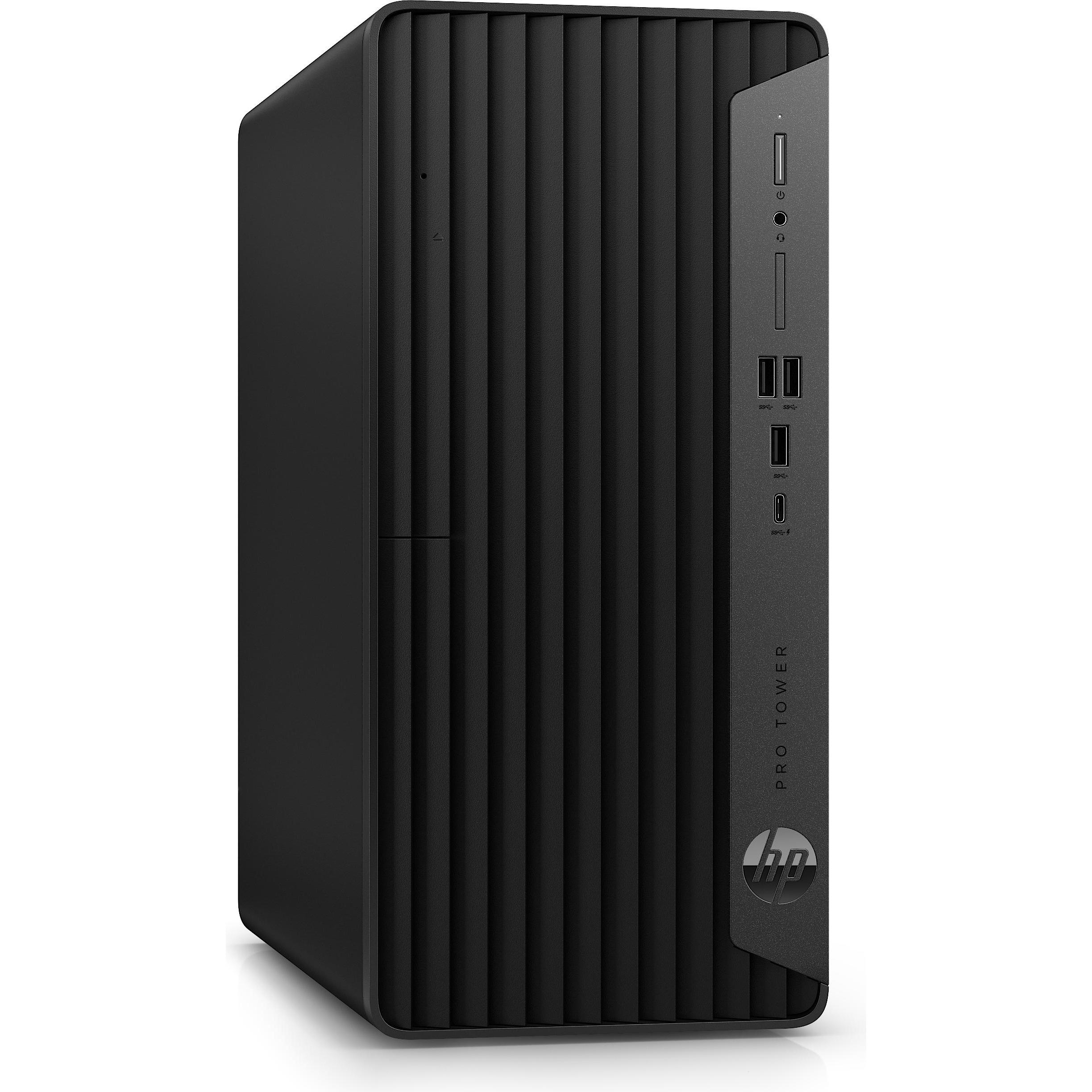 HP Pro Tower 400 G9 (512 GB, 16 GB, Intel i5-13500T, UHD Graphics 770), PC, Schwarz