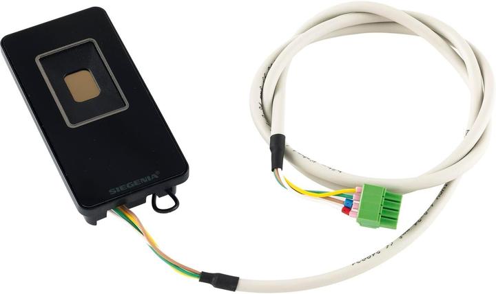 Actual product image KFV Fingerprint door opener with decorative element, WiFi and Bluetooth access control, includes cable (Fingerprint)