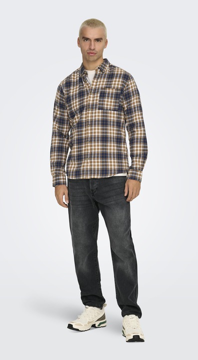 Produktbild Only & Sons Onsyoke Tapered Box Tai Dnm Cbo Noos (34)