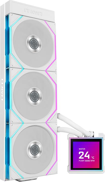 Image du produit Lian-Li HydroShift II LCD-S 360TL AiO-Wasserkühlung, RGB, LCD-Display - 360mm, weiss