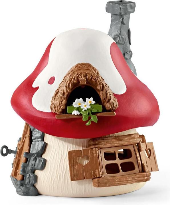 Productafbeelding Schleich Smurfenhuis met Smurfen