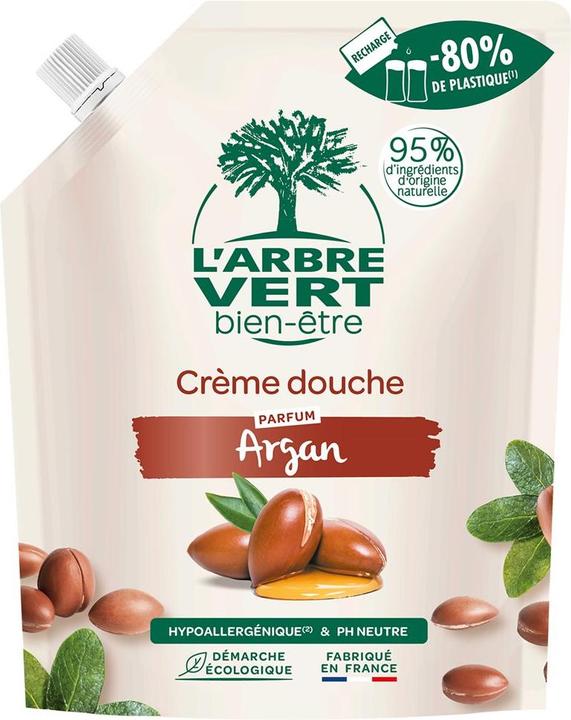 L'arbre vert douche argan recharge français liq (500 ml)