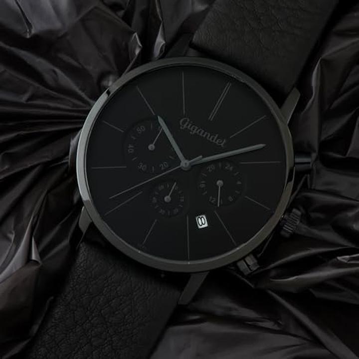 Image du produit Gigandet Chronographe élégant étanche avec affichage 24 heures et date (Chronographe, Montre analogique)