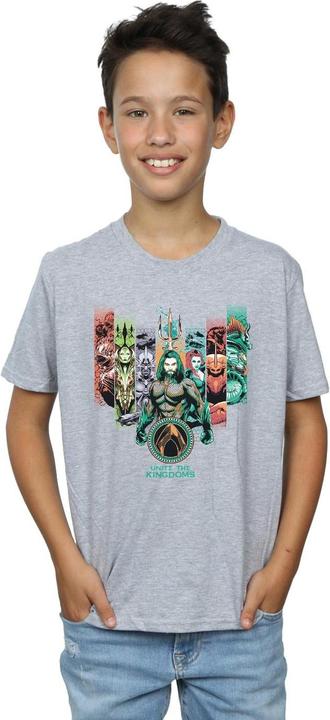 Image du produit - T-shirt AQUAMAN UNITE THE KINGDOMS - Garçon (128)