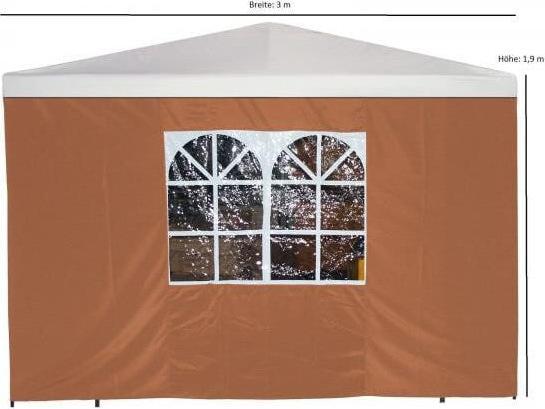 Image du produit Degamo Bâche latérale pour pavillon avec fenêtre (300 cm, 1 cm)