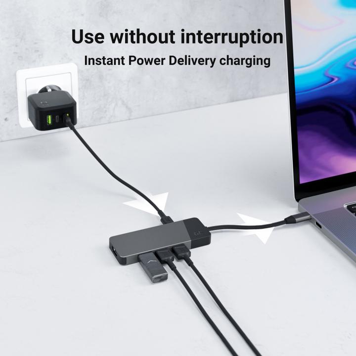 Actual product image GreenCell HUBGC01 (USB-C, 7 ports)