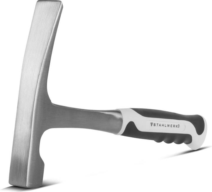 Stahlwerk Bricklayer's hammer made of carbon steel Bricklayer's hammer with fibreglass handle (960 g)