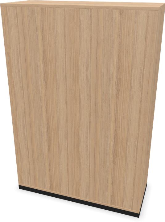 Bianco, Decorazione in quercia ambrata con struttura, Nero