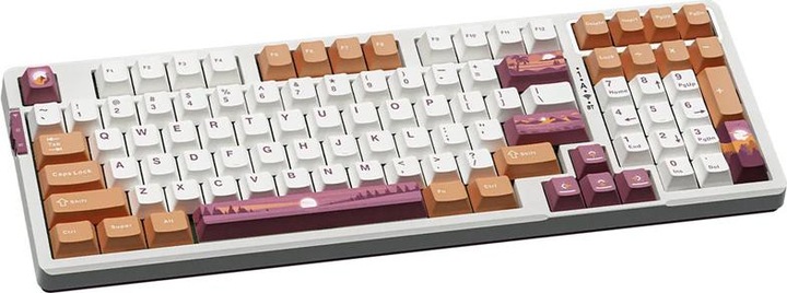 Actual product image VGN V98Pro V2 Gaming Keyboard, Blueberry Ice Cream - Twilight (US) (US, Cable)