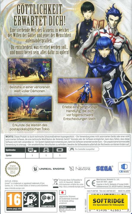 Produktbild Nintendo Shin Megami Tensei V (Switch, DE)