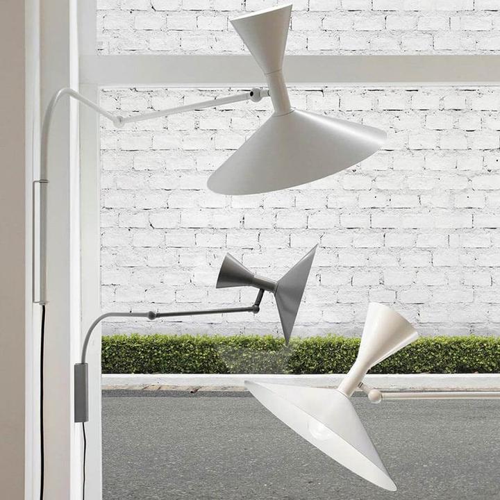 Produktbild Nemo Lighting Mini Lampe de Marseille Wandleuchte Matt Grey (E14)