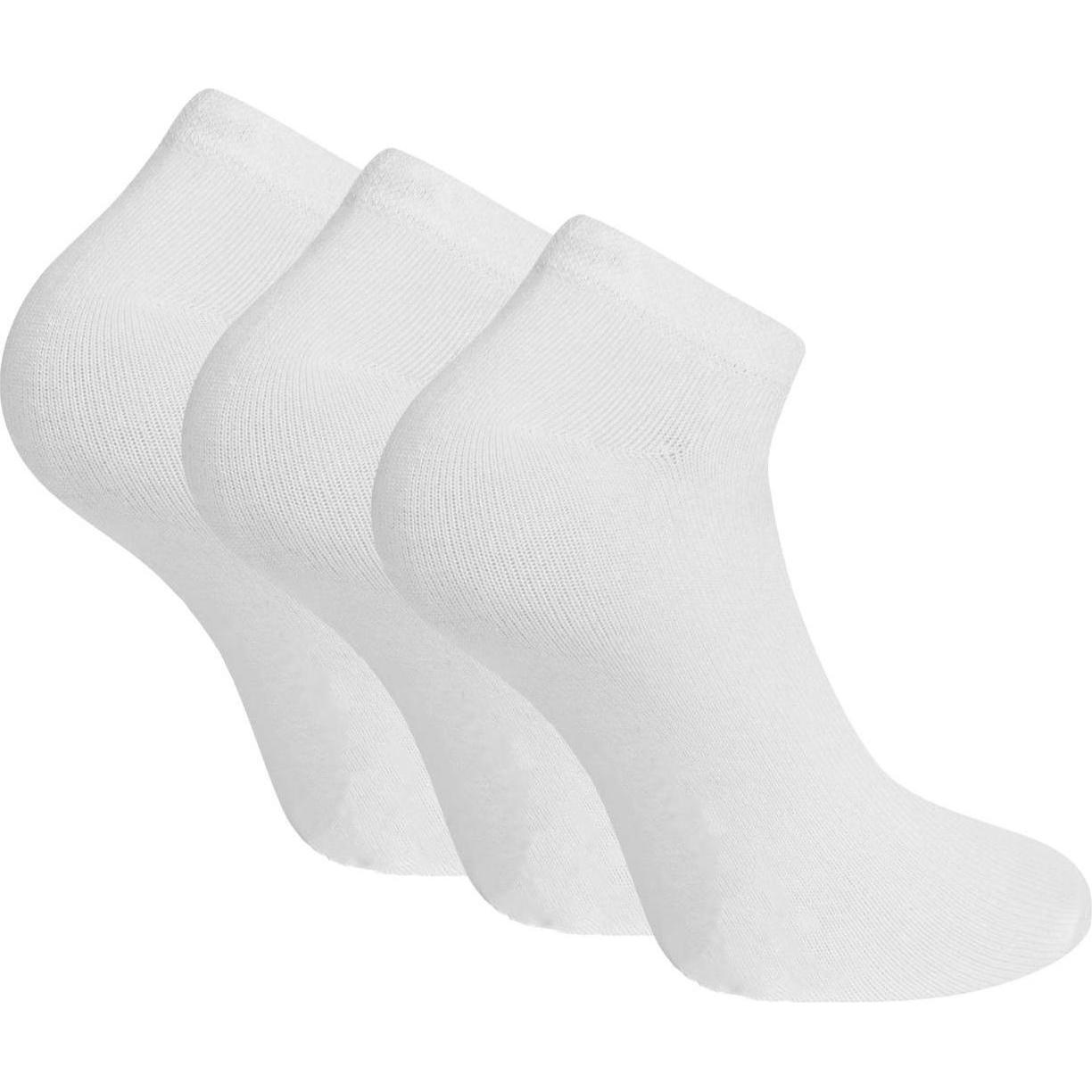 JTI, Socken, Söckchen aus Bambus, Weiss - 3er-Pack, Weiss, (3er Pack, 37 - 40, 41 - 45)