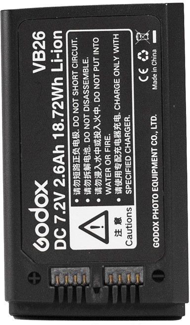 Image du produit Godox VB-26, batterie Li-Ion à V1 (Batterie du flash)