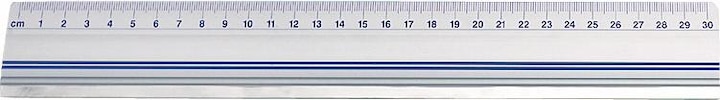 Actual product image Wedo cutting ruler (300 mm)