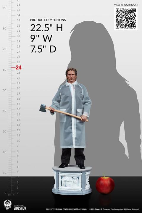 Actual product image PCS American Psycho statuette 1/4 Patrick Bateman Deluxe Version 57 cm
