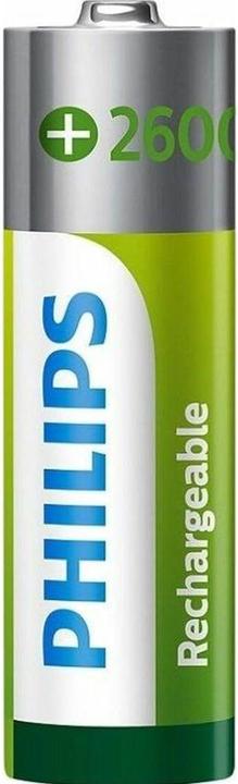 Immagine prodotto Philips Ricaricabile (4 pz., AA / LR6 / LR06 / Mignon / R6 / R14505, 2600 mAh)
