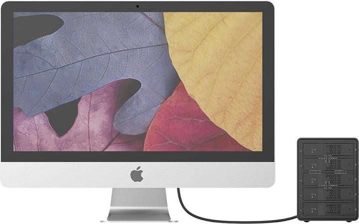 Produktbild Renkforce RF-6647600 8.9 cm (3.5 Zoll) Festplattengehäuse 5 Bay 3.5 Zoll USB-A (