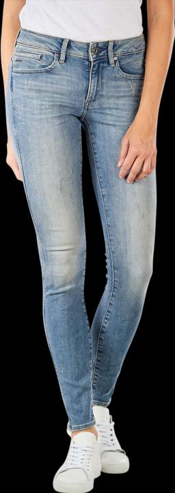 Produktbild G-Star Midge Zip Mid Skinny Jeans vintage aged destroy
