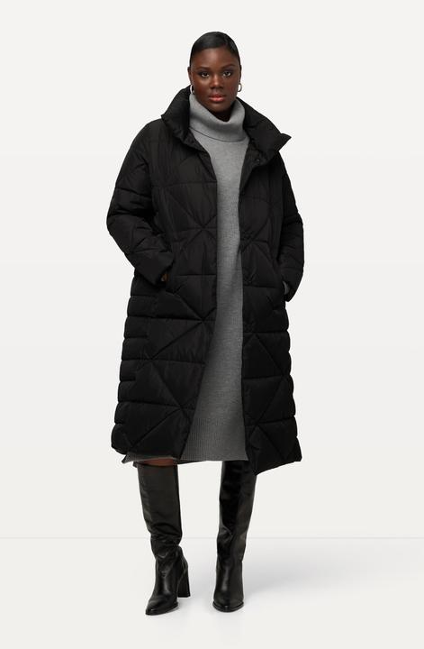 Image du produit Ulla Popken Manteau imperméable matelassé, ligne en A et col montant (42, 44)