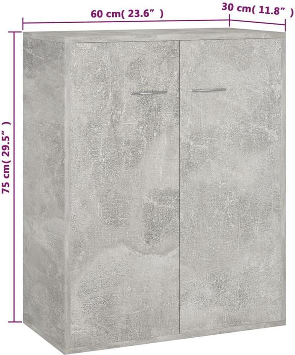 Produktbild vidaXL Sideboard (60 x 30 x 75 cm)