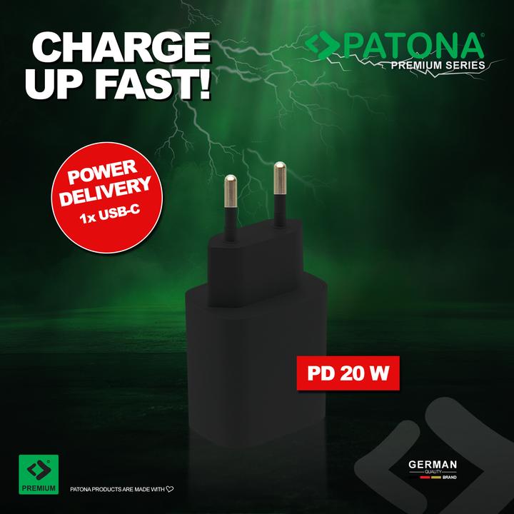 Produktbild Patona Netzteil PD 20W UCB-C 5V Black (20 W)