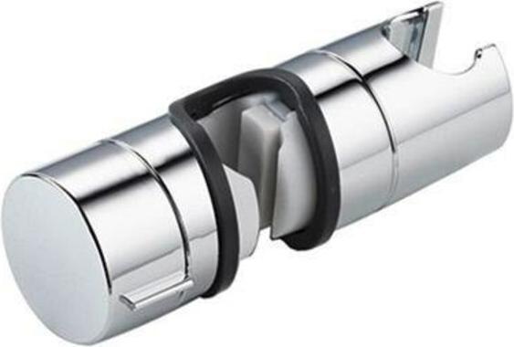 Magni 66340 Supporto doccia DN 18/22/25 mm, cromo, per asta doccia