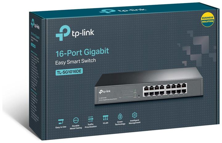 Actual product image TP-Link TL-SG1016DE (16 ports)