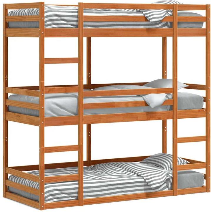 Immagine prodotto vidaXL Letto a castello triplo (90 x 200 cm)