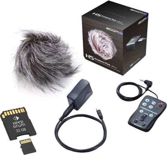 Zoom Aph-5 accessory set for H5 with SD card 32GB (Multitrack recorder)