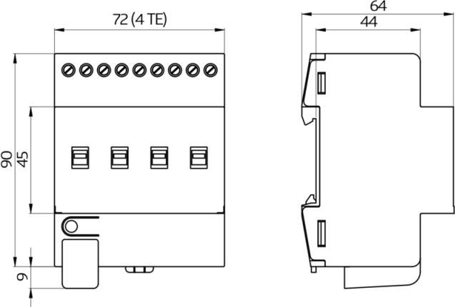 Image du produit BEG B.E.G. SA4 - 230 / 16 / H / Actionneur de commutation pour commuter des consommateurs SA423016H (Actionneur de commutation)