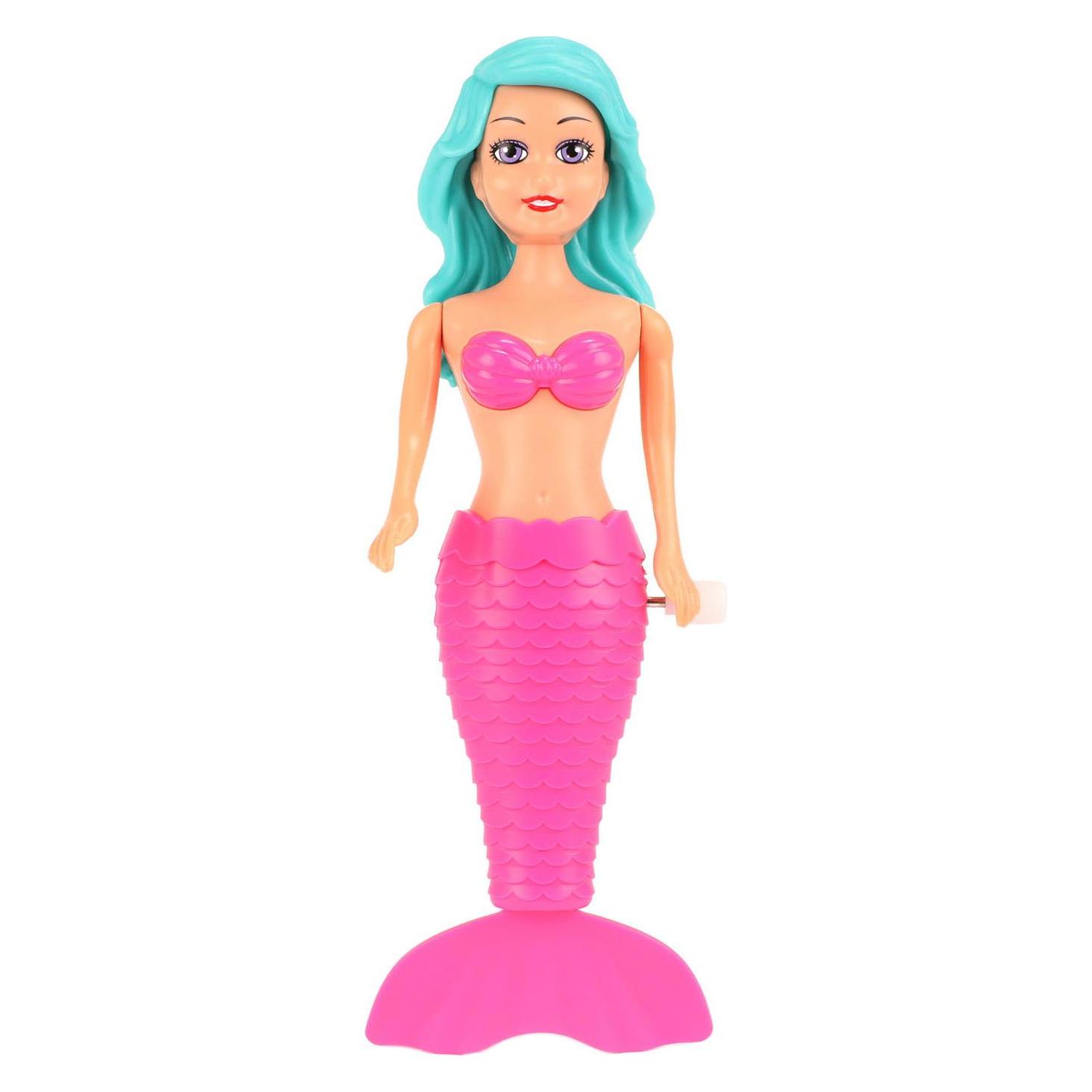Toi-Toys Zeemeerminpop Met Beweegbare Vin (opwindbaar)