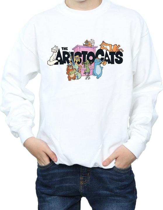 Immagine prodotto Disney The Aristocats Music Logo Felpa Ragazzi (128)