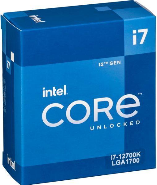 Productafbeelding Intel Core i7-12700K (LGA 1700, 3.60 GHz, 12 -Core)