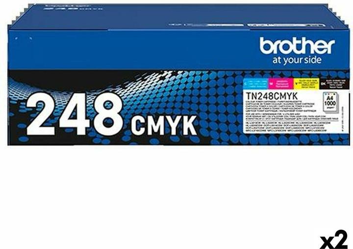 Immagine prodotto Brother Toner TN248 Gelb Blau Schwarz Magenta (2 Stück)