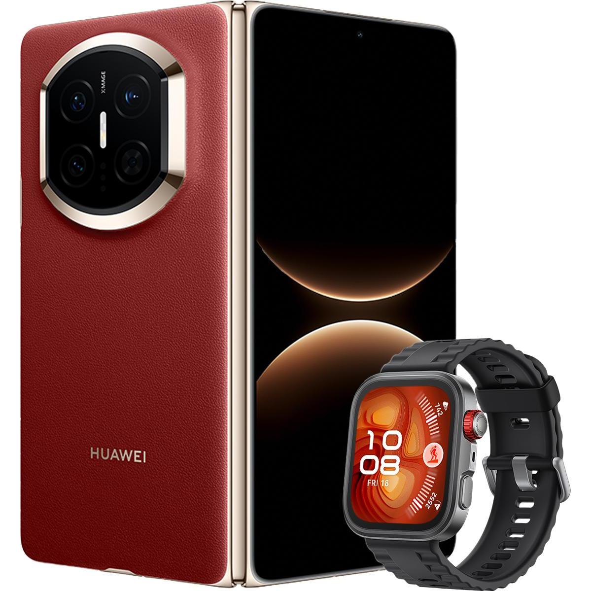 Huawei Mate X7 Bundle (512 GB, Rot, 8", Dual SIM), Smartphone, Rot