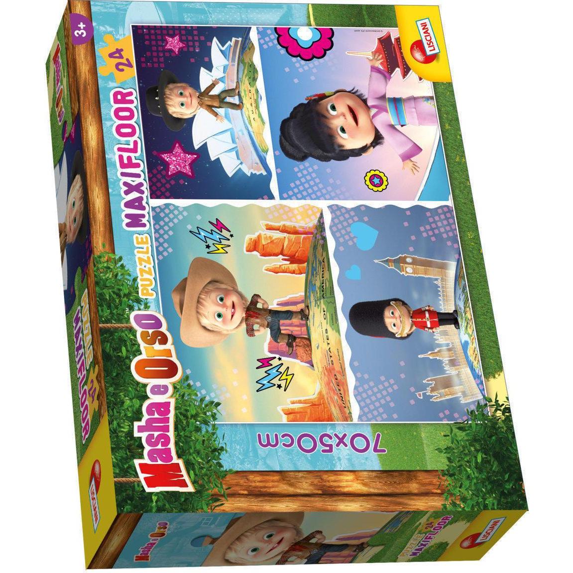 Lisciani 86085 - - MASHA PUZZLE MAXIFLOOR 24 -? FANTASTICO! (24 pezzi)
