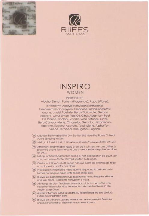 Immagine prodotto Riiffs Inspiro Donna Eau De Parfum 100 Ml (Eau de parfum, 100 ml)