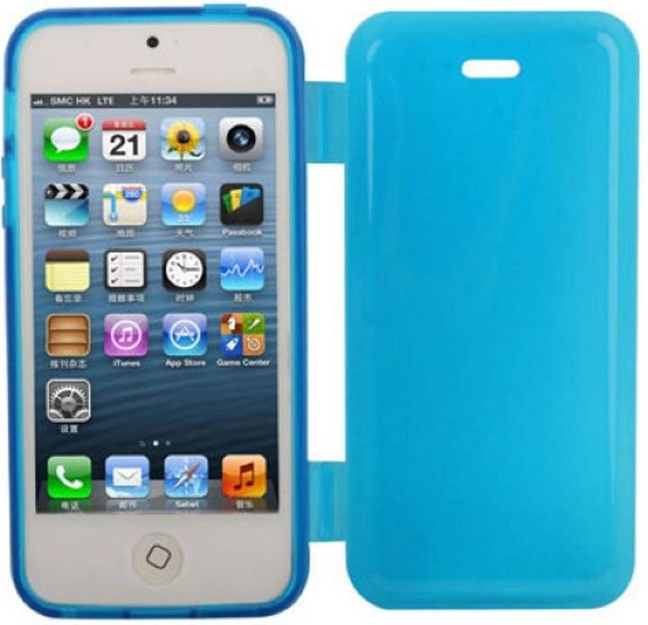 Actual product image König Design Horizontal flip case TPU phone case for iPhone 5 & 5s (Apple iPhone 5)