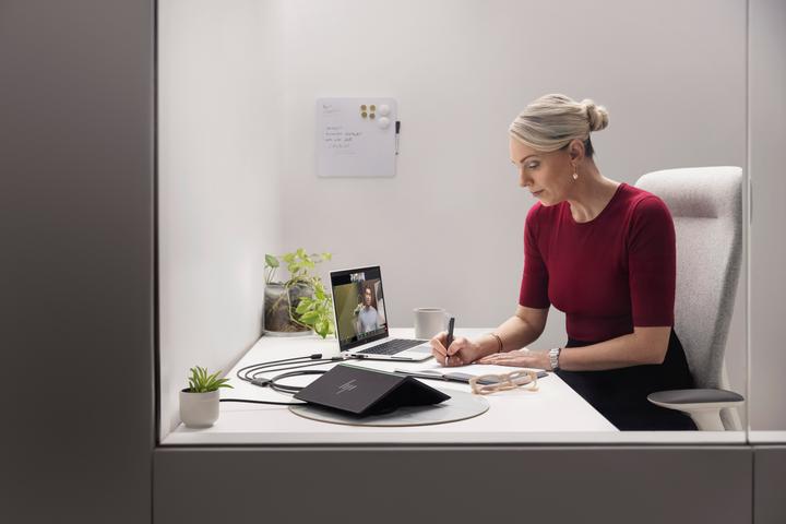 Actual product image HP Presence Small Space Solution Plus AI Camera with Microsoft Teams Rooms - Mini bureaumodel - Core i5