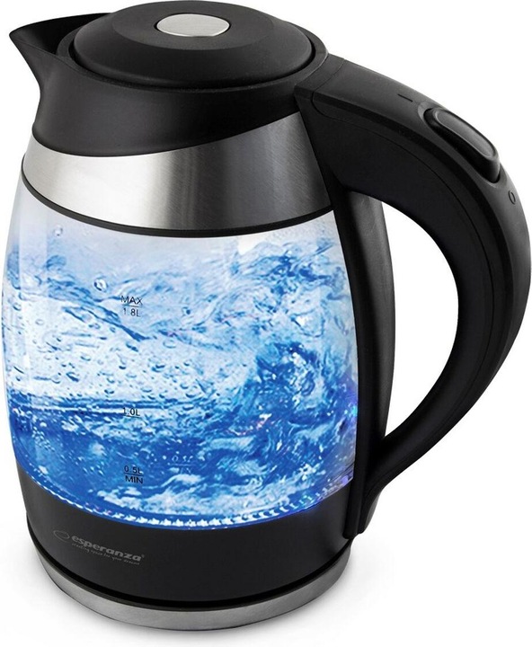 Immagine prodotto Esperanza elettrica Gullfoss EKK009 (2200W 1,8l, colore trasparente) (1.80 l, Spina UE)