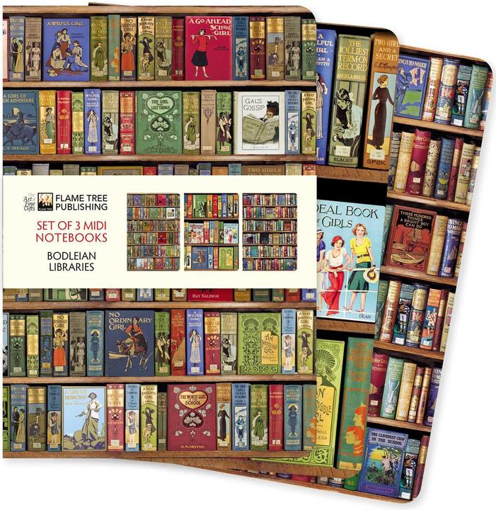 Actual product image Bodleian Libraries Set of 3 Midi Notebooks (Hardcover)