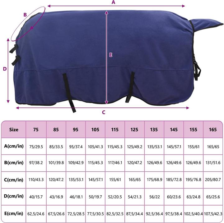 Immagine prodotto vidaXL Polyester-Decke (135 cm)