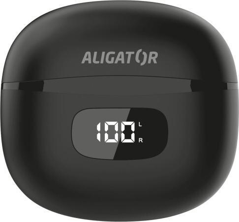 Produktbild Aligator Pods ANC TWS Kopfhörer / schwarz (ANC, 15 h, Kabellos)