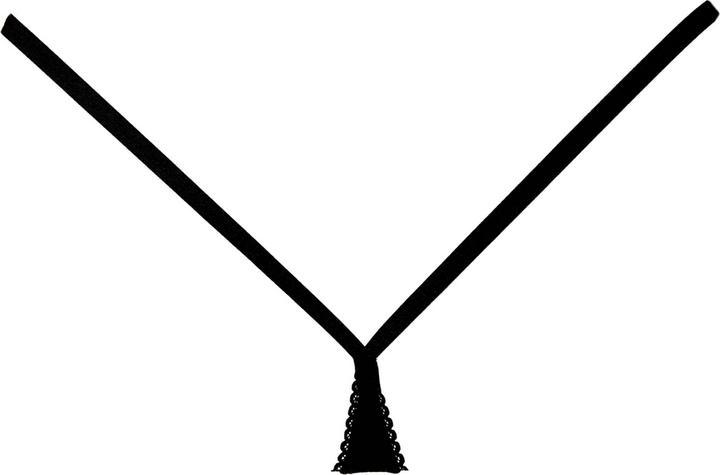 Actual product image Allure Velvet Panty - Black (One size)