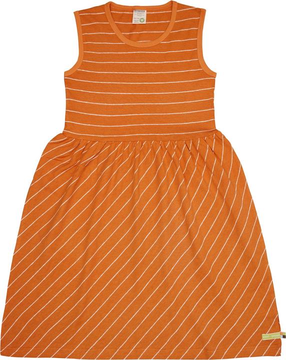 loud + proud Kleid Streifen mit Leinen