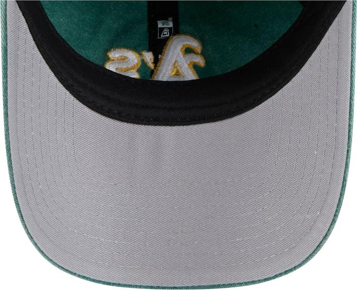 Actual product image New Era 9Twenty Cap - Washed Oakland Athletics Vintage Green