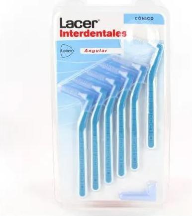Actual product image Lacer Interdental brush angular cylindrical conical 6 pieces (6x)