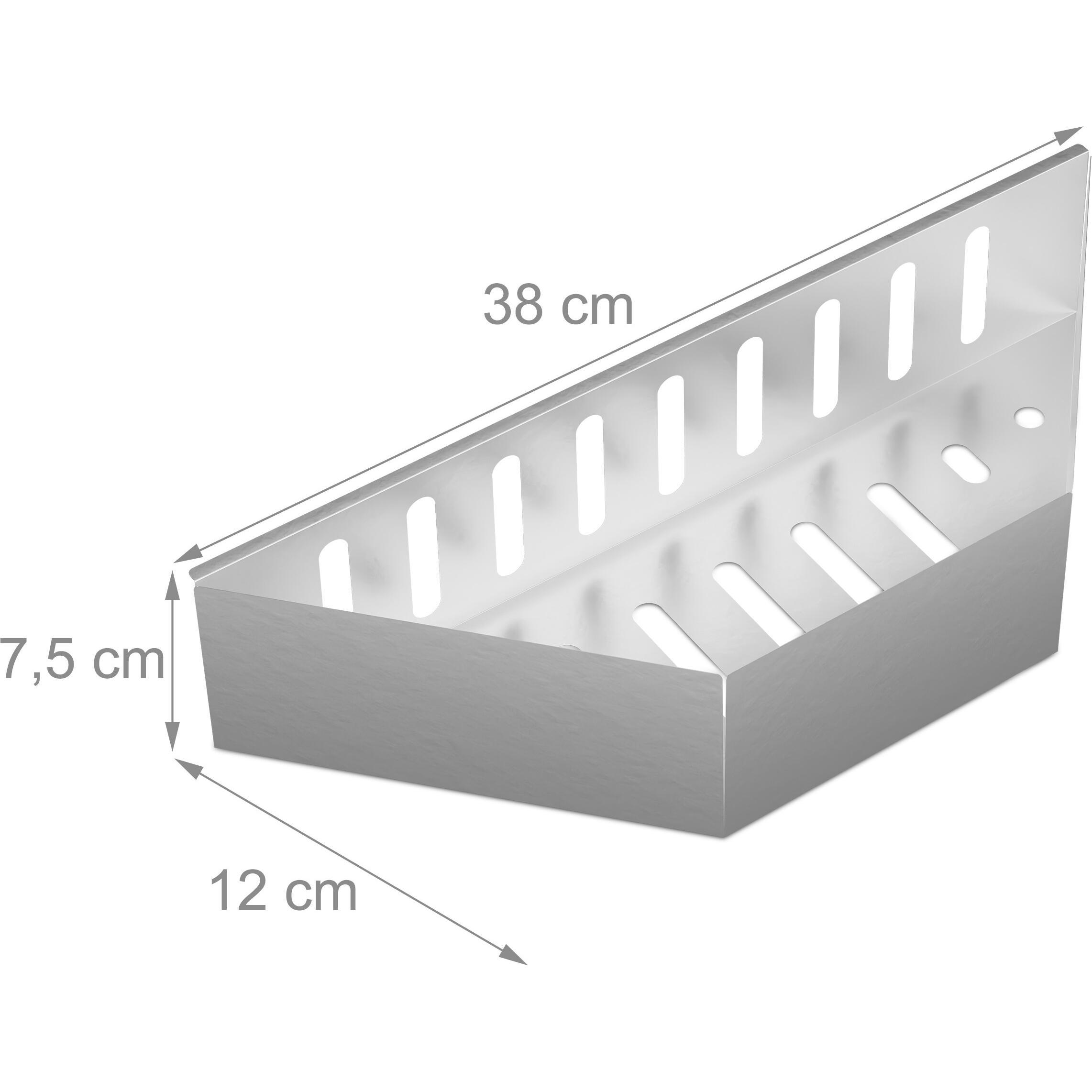 Relaxdays, Grillausstattung + Ersatzteile, Kohlekorb Kugelgrill 2er Set